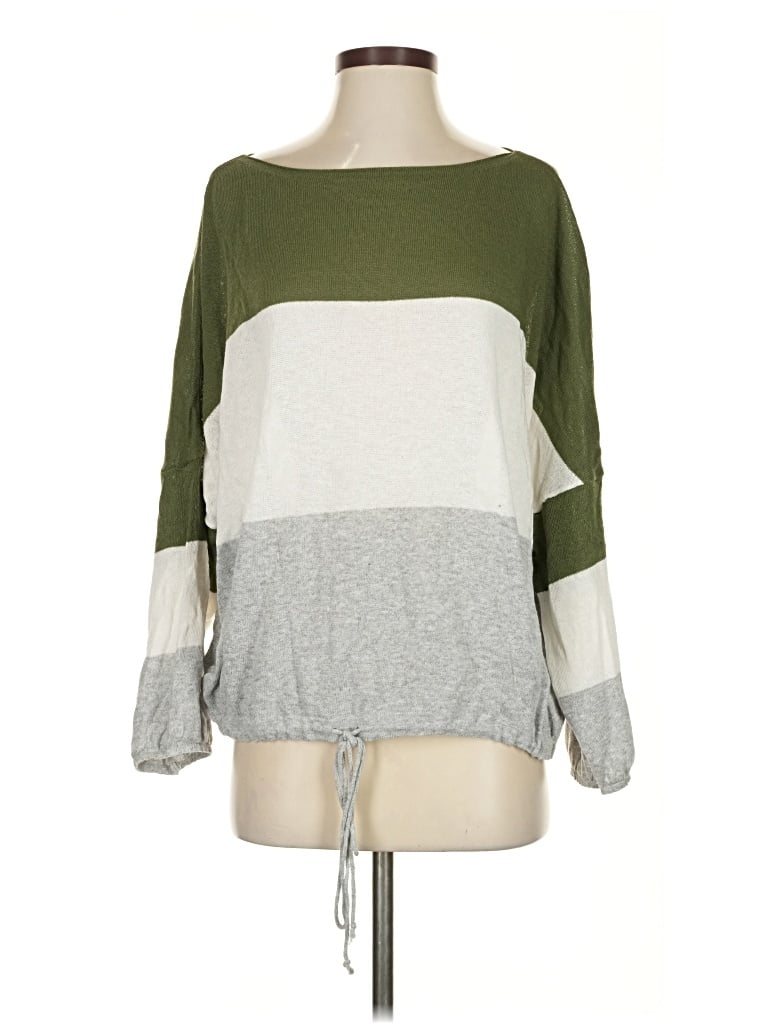 Pre-owned Six/fifty Pullover Sweater In Green