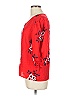 Kindred 100% Polyester Red 3/4 Sleeve Blouse Size L - photo 5