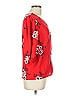 Kindred 100% Polyester Red 3/4 Sleeve Blouse Size L - photo 4