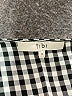 Tibi Checkered-gingham Black 3/4 Sleeve Blouse Size 4 - photo 7