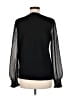 Ann Taylor LOFT Black Long Sleeve Blouse Size M - photo 2