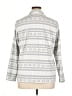 Lands' End 100% Polyester White Fleece Size XL - photo 2