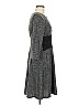 Cato Chevron-herringbone Gray Casual Dress Size M - photo 4