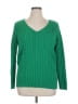 Chaps 100% Cotton Green Pullover Sweater Size 1X - photo 1