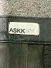 ASKK NY 100% Polyurethane Metallic Black Shorts Size 31 waist - photo 3