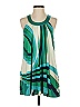 Julie Brown 100% Silk Green Blouse Size P (petite) - photo 1
