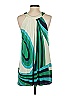 Julie Brown 100% Silk Green Blouse Size P (petite) - photo 2