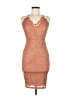 Windsor 100% Polyester Tan Cocktail Dress Size M - photo 1
