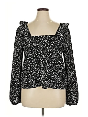 Saks Fifth Avenue Long Sleeve Blouse (view 1)