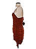 Zaful 100% Polyester Solid Brown Cocktail Dress Size 4 - photo 5