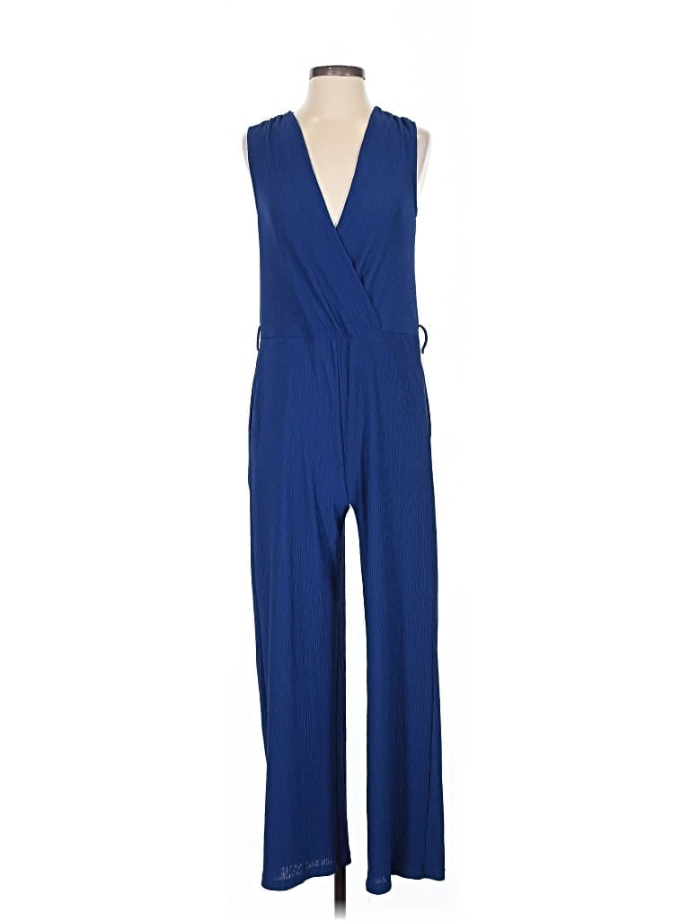 Pre-owned Monteau Jumpsuit In Blue