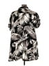 Torrid Tropical Black Casual Dress Size 3X Plus (3) - photo 2