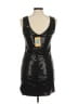 Mona B Metallic Black Cocktail Dress Size M - photo 2