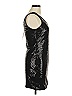 Mona B Metallic Black Cocktail Dress Size M - photo 4