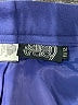 Ellen Tracy Solid Blue Formal Skirt Size 11 - 12 - photo 4