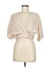 Zara Tan 3/4 Sleeve Blouse Size M - photo 2