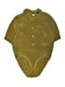 DKNY 100% Silk Solid Green Bodysuit Size 6 - photo 1