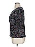 George Black Blue 3/4 Sleeve Blouse Size XL - photo 5
