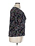 George Black Blue 3/4 Sleeve Blouse Size XL - photo 4