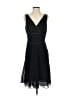 Donna Morgan 100% Polyester Solid Black Cocktail Dress Size 4 - photo 1
