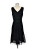 Donna Morgan 100% Polyester Solid Black Cocktail Dress Size 4 - photo 2