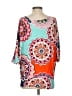 Simlu Paisley Teal 3/4 Sleeve T-Shirt Size S - photo 2