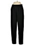 Antonella Preve Solid Black Casual Pants Size M - photo 1