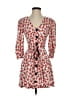 Unbranded Print Red Casual Dress Size 0 - photo 1