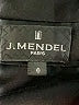 J. Mendel 100% Wool Black Wool Coat Size 6 - photo 6