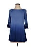 Coco + Carmen 100% Viscose Blue 3/4 Sleeve Top Size S - photo 1