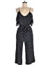 Seed Heritage 100% Viscose Polka Dots Black Blue Jumpsuit Size 6 - photo 1