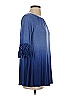 Coco + Carmen 100% Viscose Blue 3/4 Sleeve Top Size S - photo 4