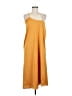 Tiger Mist 100% Polyester Solid Orange Casual Dress Size M - photo 1
