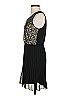 Maison Jules 100% Polyester Animal Print Black Cocktail Dress Size S - photo 5