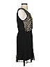 Maison Jules 100% Polyester Animal Print Black Cocktail Dress Size S - photo 4