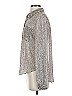 Mystree 100% Polyester Animal Print Silver Long Sleeve Blouse Size S - photo 5