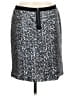 Karen Kane 100% Polyester Paisley Silver Casual Skirt Size M - photo 2