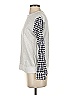 Drew Checkered-gingham Silver Pullover Sweater Size XS - photo 5