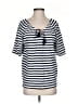 J.Crew Blue Short Sleeve Top Size S - photo 1
