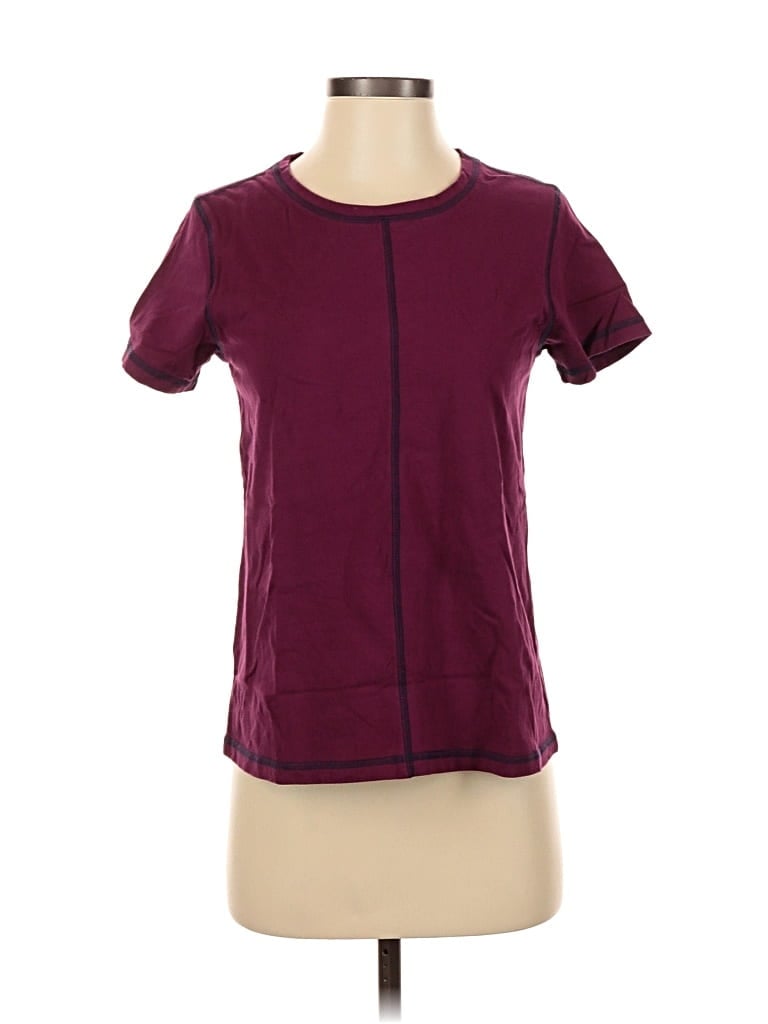 Pre-owned Studio 1886 Active T-shirt In Burgundy