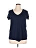 AB Studio Blue Short Sleeve T-Shirt Size XL - photo 1