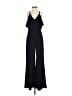 Bar III Solid Black Jumpsuit Size 0 - photo 1