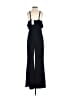 Bar III Solid Black Jumpsuit Size 0 - photo 2