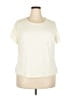 Kate Hill Ivory Short Sleeve Top Size 2X - photo 1