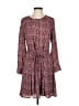 Gap Paisley Burgundy Casual Dress Size XS - photo 1