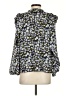 Current Air 100% Polyester Blue 3/4 Sleeve Blouse Size XS - photo 2