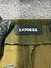 Express 100% Polyester Solid Green Track Pants Size S - photo 6