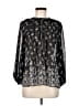 Max Studio 100% Polyester Black 3/4 Sleeve Blouse Size M - photo 1