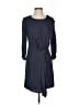 Armani Jeans Solid Blue Casual Dress Size 2 - photo 1