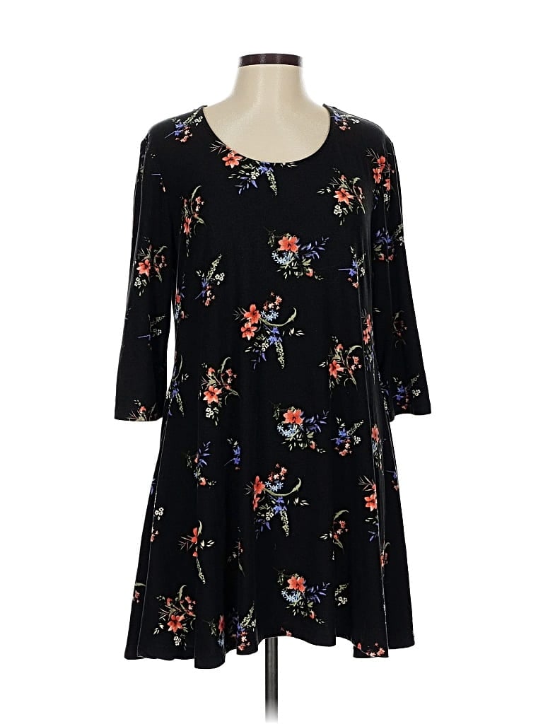 Pre-owned Justify Casual Dress In Black
